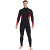 Aunua Muta da uomo in neoprene da 5 mm, cerniera posteriore, tuta intera, in neoprene super elastico, cuciture GBS, tuta da surf