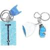 COACOM Occhiali Da Nuoto Da 2 Pezzi, Portachiavi Con Cuffia Da Nuoto, Portachiavi Sportivi Fitness, Ornamenti Personalizzati Per Zaino Estivo, Regali Intimi Per Buoni Amici.