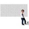 Genérico Recinzione per campo da calcio in cortile posteriore, rete di protezione ad alto impatto, 300 x 600 cm (1 set), rete di barriera sportiva, perimetrale di allenamento, pratica da giardino