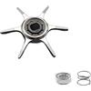 ZMdooreasy Six Star Reel Sound Bead Part, ruota a goccia d'acqua da 60 mm di diametro per modifica, componente sonaglio in lega per una migliore esperienza di pesca, compatibile con mulinelli a sei