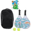ZDAGELD Racchetta da Tennis, Racchetta Leggera con Nucleo in EVA Ad Alta densità Pro per Principianti e Sport All'aria Aperta, da Padel per Pratica, Allenamento e Gioco (Blu Arancione)