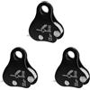 Vjsujehgy 3X Rope Ascender, Rock Climbing Tree Arborist Rope Grab Grip Autobloccante per Arrampicata e Salvataggio All'Aperto 8-13MM, Nero