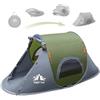 Night Cat Tenda Pop Up per 1 Posti: Tenda da Campeggio Montaggio Rapido Impermeabile Picnic in Cortile Parco