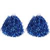 Alasum Pom Pom Cheerleader ad Anello in Plastica Blu 50g, 1 Paio