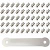 Bonalake Bulloni per Pedali Bici Vite Vite per Pedale Bici da Strada Anti-Sci in Acciaio Inossidabile 51PCS Borchie fisse in Acciaio Inossidabile Borchie per Strada MTB Anti-Sci