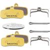 MEXITAL 2 Coppie Pastiglie Freno a Disco Sinterizzato per Shimano Saint BR-M810 M820 Zee BR-M640 XTR-M9120,Deore XT M8020/8120,MT420/510 Tektro HD M745/735/725 TRP Slate T4,G-Spec Quadiem