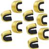 OFFIGAM 10 Pezzi Fermagli in Rame per Corda dell'Arco, Clip per Posizionare Frecce, Accessori per Tiro con L'Arco, Nero, per attività Outdoor e Tiro Sportivo