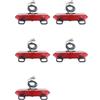 Vjsujehgy 5X Posteriore per Bici Elettrica DC 36-60V Posteriori per Bicicletta Ultra Luminosi, Luce di Segnalazione per Bicicletta