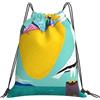 Generic Personalizzato Borsa Coulisse The Greedy Duckbill Wildlife Animal Sacca Ginnastica Leggero Zaino da Viaggio per Donna Adulto Piscina 36X42Cm