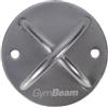 GymBeam Gancio da Soffitto X-Mount, Gancio per Soffitto, Ancoraggio al Soffitto, Accessorio Fitness in Ferro Massiccio, Design a Forma di X, per Cinghie di Sospensione, TRX, capacità 150 kg