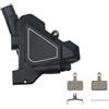 POAYUEWR Pinza Freno a Disco Idraulico UR300 a Montaggio Piatto, Pinza Posteriore Anteriore per Bici da Strada a Doppio pistone con pastiglie(Front with B05S)