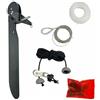 ZYIHNIRB Controllo Direzione Barca Rudder Kayak Barca Meccanismo Sterzante Regolabile con Installazione Facile in Nylon Adatto per Pedalata Pesca Ricreativa, Timone