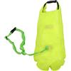AMONIDA Boa per Nuoto in Acque Libere Borsa Galleggiante di Sicurezza Dai Colori Vivaci Ideale per Sport Acquatici All'aperto Materiale PVC Resistente 60x28 Cm