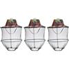 Vjsujehgy 3X da Pesca Mimetico Ape Che Tiene Insetti Zanzariera Pre Protezione cap Mesh cap Pesca Outdoor Parasole Copricapo