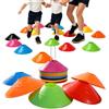 Generic Coni a disco, 50 pezzi impilabili portatili colorati attrezzatura da allenamento, coni da calcio con supporto per calcio, basket, baseball, esercitazioni, allenamento, allenamento sportivo