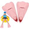 Generisch Pinne da nuoto per bambini, pinne corte morbide per snorkeling, attrezzatura da nuoto per allenamento freestyle, per principianti