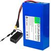 WSDAV Batteria al Litio 52V Pacco batterie al Litio 52V 5Ah 7.5Ah 10Ah 12.5Ah 15Ah 17.5Ah 20Ah Batterie con Caricabatterie