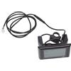 Halearo Display LCD per Bicicletta Elettrica Impermeabile S900 con Registrazione in Tempo Reale per Bici Elettriche 24V 36V 48V