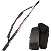 YAOYYG Magic Baits Rod Protector Adjustable - Protezione per canna da pesca in neoprene, fascia regolabile per canna da pesca, 80-220 cm (nero)