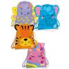 Tinta Unita Kids 2026/2027 Sakky Bag Sportiva - Sacca in Poliestere per Scuola, Sport, Tempo Libero e Viaggi - 4 Fantasie Assortite - 40,5x32 cm (Viola Pipistrello)