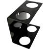 LeeQinersw Porta Bilanciere da Parete Porta Bilanciere Verticale Supporto Bilanciere Porta Barra Pesi Design Salvaspazio in Acciaio Adatto per Palestra, Supporto per Barra