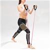 Dilwe Fascia elastica in gomma elastica, per allenamento, allenamento, fitness, palestra (rosso)