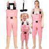 DaddyGoFish Waders bambini e adulti, trampolieri da pesca e da caccia con tasca e gancio per trampolieri