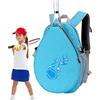 Generisch Zaino da tennis, borsa per racchetta da tennis, borsa da badminton con più tasche, borsa per la scuola per ragazzi, 40 x 28 x 15 cm