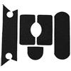 VBESTLIFE 5PCS forte adesivo DIY Tactical Ballistic MH Fast Helmet patch Hook loop sticker Airsoft militare esercito