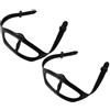 GATHINESS 2 Pezzi Cinturino la Testa da Snorkeling in Silicone Nero Regolabile Compatibilità per Maschere da Immersione e Scuba Diving Festa Estiva