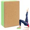 Generico Cork Yoga Block - High Density Exercise Support Brick | Non Slip EVA Fitness Block, Portable Stretching Aid, Balance Training Prop, Pilates Dance Flexibility Accessory For Home Studio Workouts