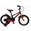DEPORBIKES Bicicletta da 16 pollici per bambini | Bicicletta da bambino 5-7 anni + Freni V-Break + Stabilizzatori + Telaio in acciaio | Sicuro e resistente
