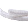 MOCNT Tubo Corrugato Flessibile Auto Chiuso Tubo Guaina Isolante Protettivo Cavo Filo per Guaina Ondulata Cavi Elettrici Gestione Bianco Esterno 8mm Lunghezza 3Metri