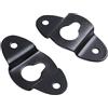Yheonver 10PZ Piastra Di Supporto Per Diffusore A Muro Per Altoparlanti Audio Nera Lunga 4,8 Cm