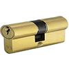 Yale cilindro europeo di sicurezza per serratura serie 210 Y210KD2731D1000, ottone, lungh. 27/31 mm, 3 chiavi, duplica chiave protetta, pronto da installare.