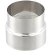 Kioiner Riduttore per Tubo di Fumaria, Acciaio Inox Tubo Stufa Riduttore Riduzione, Riduzione Canna Fumaria Tubo, Tubo Connettore Camino de 110 mm a 100 mm