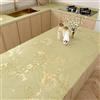 HotDecor Carta Da Parati Effetto Marmo Dorato Decorazione Da Parete Pellicola Adesiva Per Mobili Piano Da Cucina Vinile Adesivo Marmo Dorato Carta Adesiva Per Mobili Armadio 40cm x 200cm