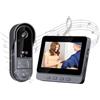 Zeerkeer 1080P Campanello Senza Fili da Esterno con Monitor IPS 4.3'', Bluetooth 2.4G, Telecamera HD 170° Grandangolare, Audio Bidirezionale Citofono Videocitofono Senza Fili da Esterno con IP67 Impermeabile