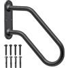 SELEWARE Corrimano antiscivolo resistenti per esterni, 1-2 gradini, montaggio a parete, per ringhiera per scale, maniglia di sicurezza a forma di U, per garage, portico, giardino (diametro tubo da 3,3