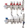 AQUA HEATING Collettore Per Riscaldamento A Pavimento 4 Circuiti Di Riscaldamento Kit Collettore Riscaldamente 10 Bar Valvola Ad Angolo