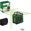 Bosch livella laser multifunzione UniversalLevel 360 (linee laser verticali + orizzontali incl. 360° per allineamento dell'intera stanza, in cartone)