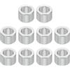 PATIKIL M5 Distanziali in Alluminio, 10pz Distanziali Metallici in Alluminio 5,2mm ID x 8mm OD x 5mm L Distanziali Alluminio a Vite Separata Rotondi per Viti 1/5 M5