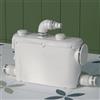 INEFLO Smerigliatrice sanitaria da 500 W con scarico laterale, pompa di sollevamento per WC, lavanderia, cucina cantina, motore in rame, funzionamento silenzioso, installazione facile, 230 V