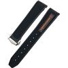 EAMOM Cinturino per orologio da uomo e da donna per Omega Sxwatch Speedmaster 007 Seamaster 300 AT150, cinturino in silicone per orologio da 18 mm, 19 mm, 20 mm, 21 mm, 22 mm, Punti arancioni, 22mm