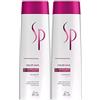 Wella - Shampoo SP System Professional per capelli tinti, 250 ml, confezione da 2