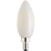 Eglo - Set da 3 lampadine LED E14, in vetro smerigliato, a risparmio energetico, classe 2,2 W, 470 lumen, bianco caldo, 2700 kelvin, candela C35, colore opalino, diametro di 3,5 cm