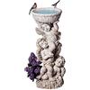 Design Toscano NG27902 Statua Tre Cherubini con Urna, Beige, 28x35.5x85 cm