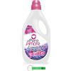 Beni Culinari 6 X PURO AMORE Detersivo Lavatrice Rose Igiene - detersivo liquido ideale per capi bianchi e colorati - 45 lavaggi 2025 ml + portachiavi Beni Culinari