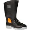 Portwest FD85 Stivali di Sicurezza in Gomma Protezione Flessibile Integrata | Nero/Grigio, 38, S5 EN ISO 20345, Tallone con Assorbimento Energia, 100% Impermeabile, Calzatura Antistatica