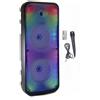 INOVALLEY Altoparlante karaoke illuminato - INOVALLEY - KA25-FIRE - Bluetooth V5.0 - 64 cm - 850 W - nero